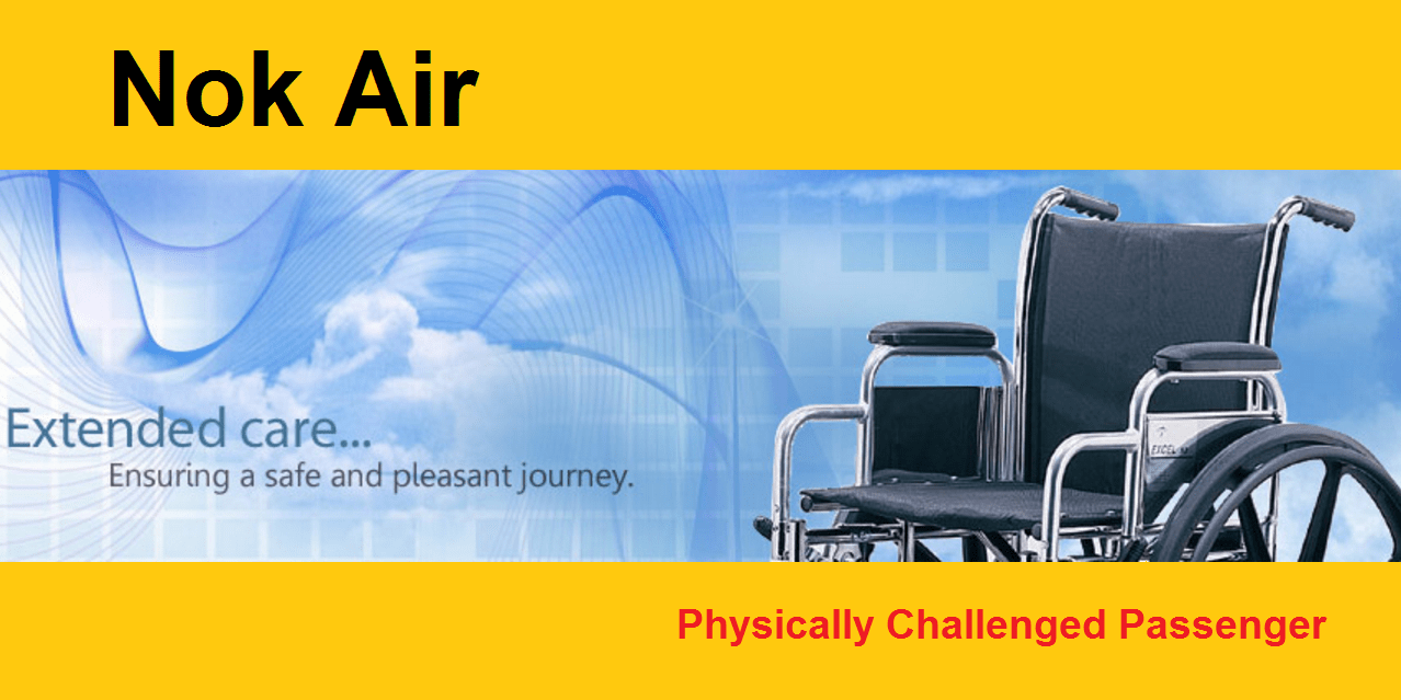 Quy định của Nok Air đối với hành khách khuyết tật