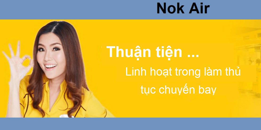 Nok Air quy định thủ tục check -in
