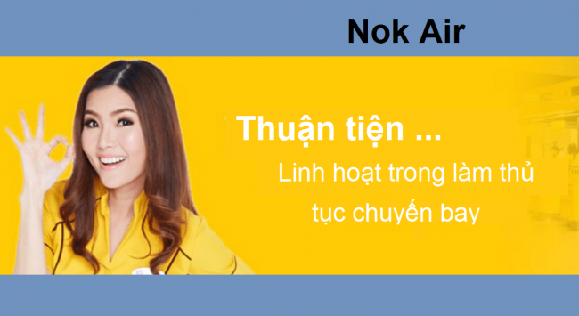 Nok Air quy định thủ tục check -in