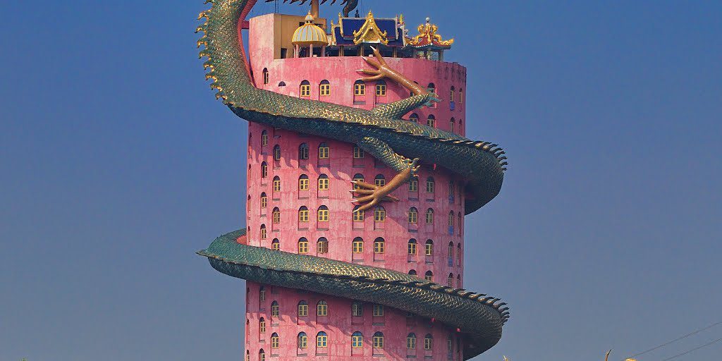 den wat samphran thai lan