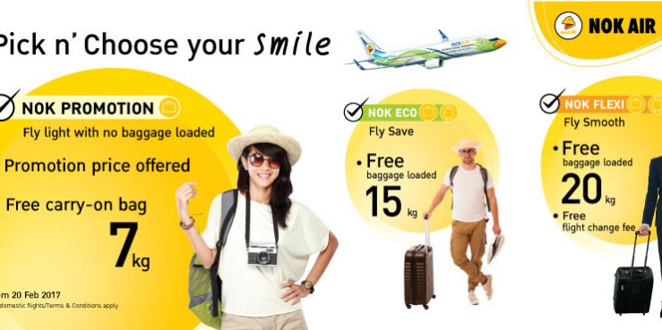 Quy định về hành lý xách tay và hành lý ký gửi của Nok Air