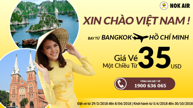 Chương trình khuyến mại Nok Air Khuyến mại Nok Air