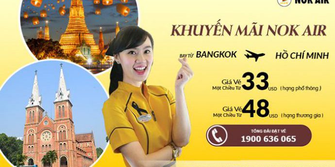 nk Giá vé máy bay 1 chiều chỉ 33 USD