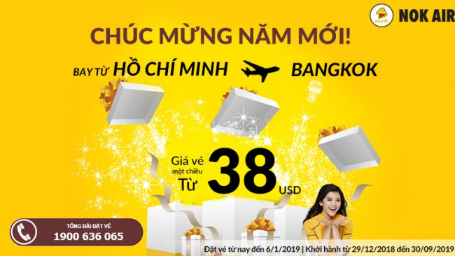 KM-NOK Khuyến mãi năm mới của Nok Air