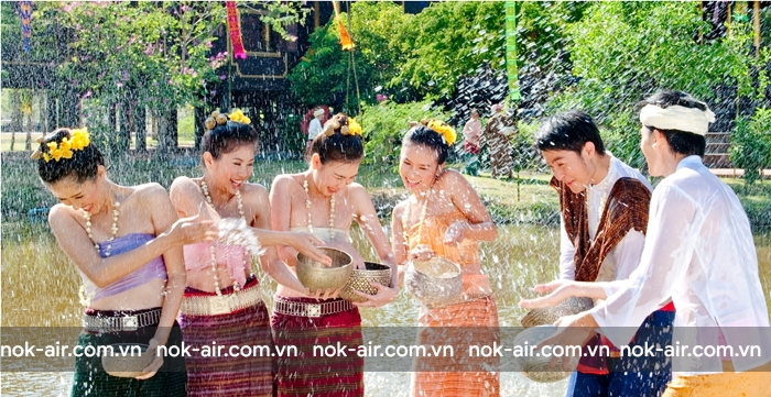 Nok Air khuyến mãi giảm 20% giá vé máy bay tham gia Songkran