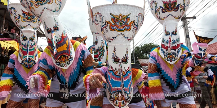 Lễ hội mặt nạ quỷ tại Thái Lan
