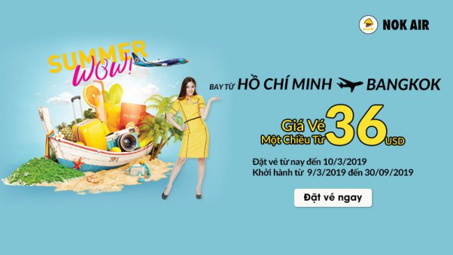 km-nokair Hè đến rồi săn vé khuyến mãi từ Nok Air du lịch thôi