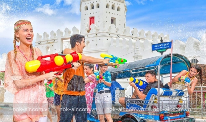 Cùng Nok Air săn khuyến mãi hòa mình vào lễ hội Songkran