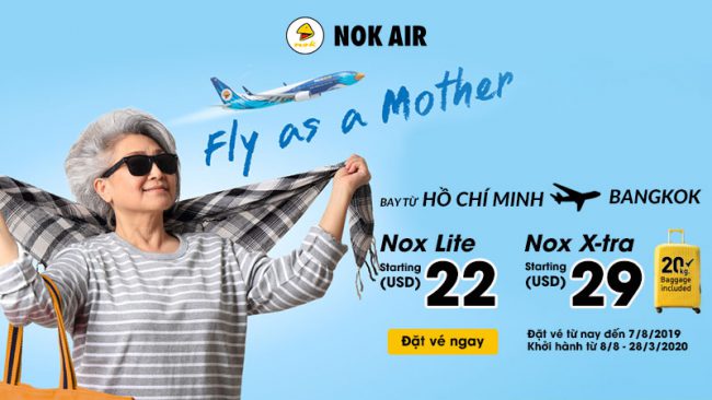 km-nok-1-8 Nok Air chào tháng 8 với khuyến mãi chỉ 22 USD